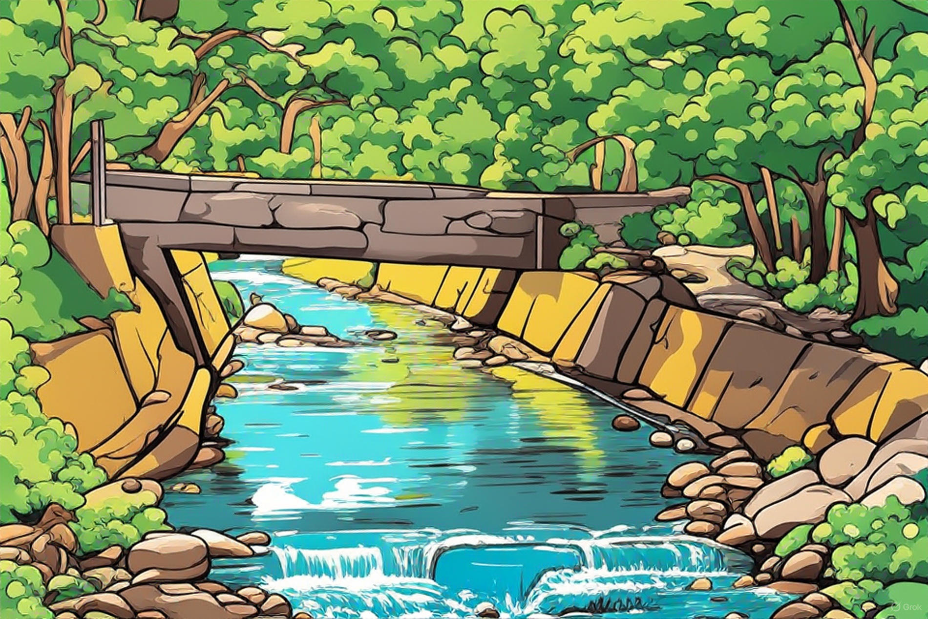 non-Ghibli style create by Grok