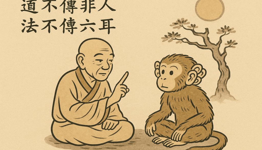 道不傳非人-法不傳六耳