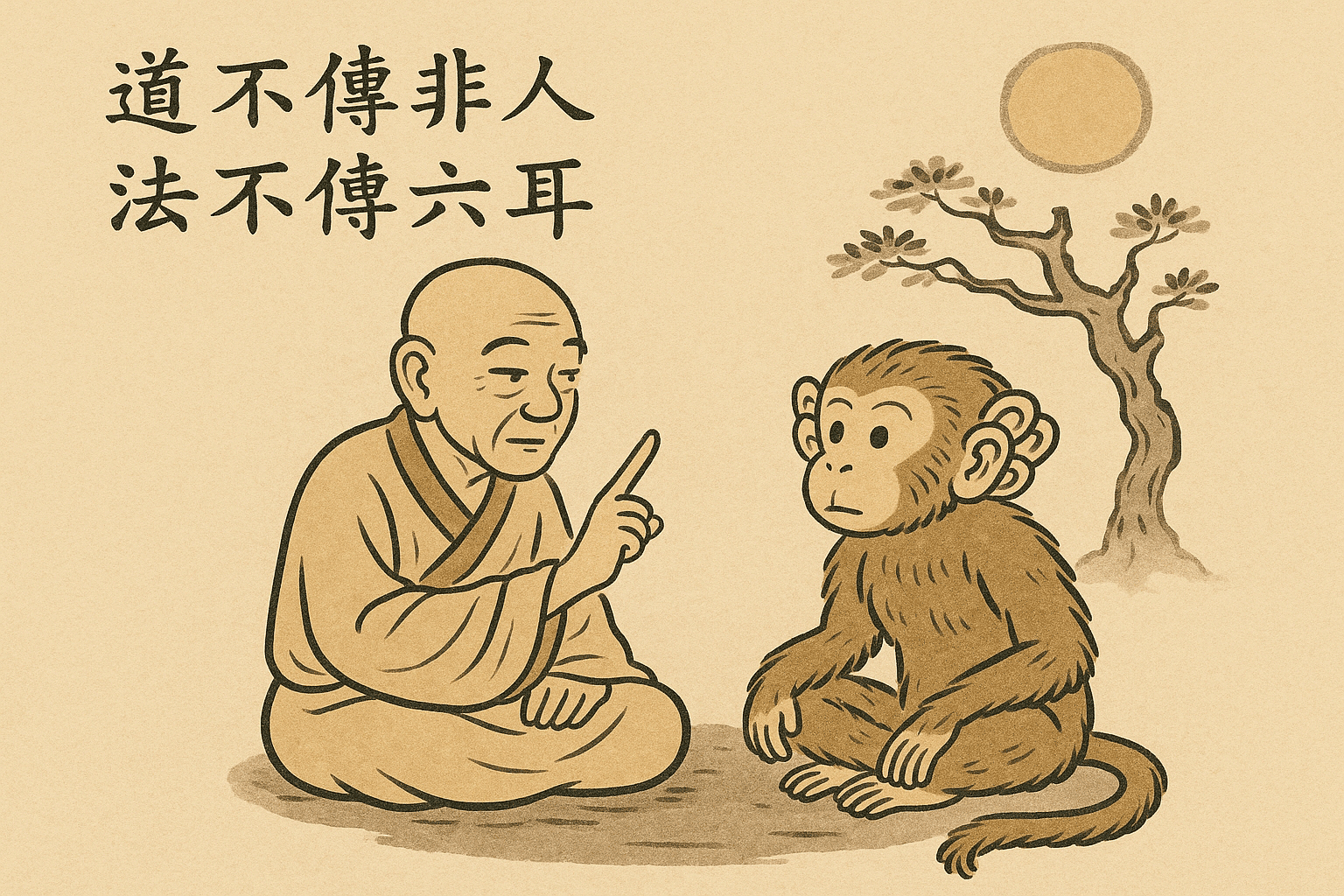 道不傳非人-法不傳六耳