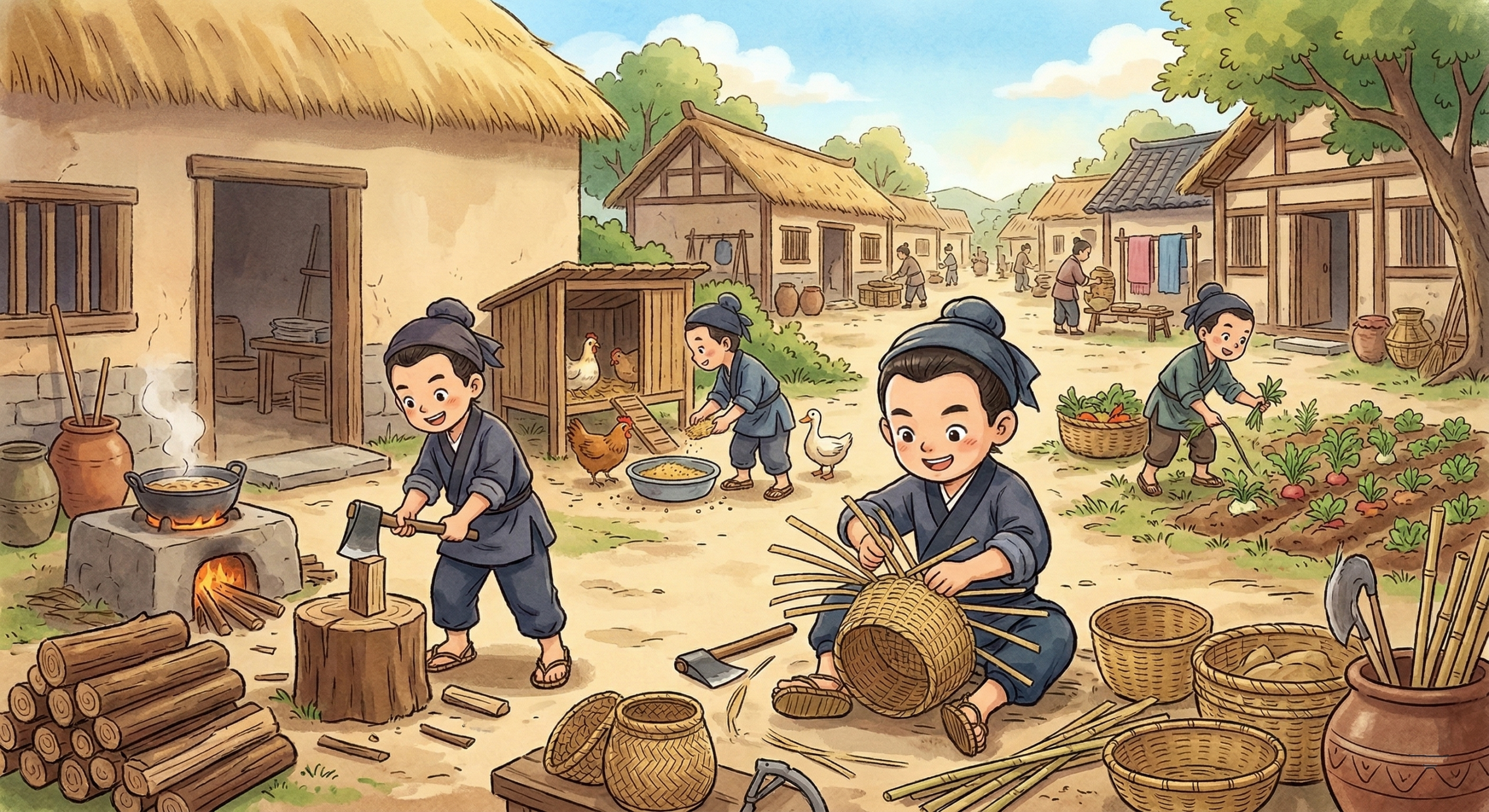 吾少也賤，故多能鄙事。